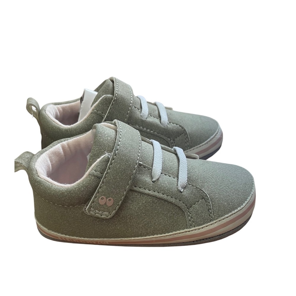Surprize by Stride Rite Baby Shoes Grey Heather Stage 1 Prewalker 18-24 Months